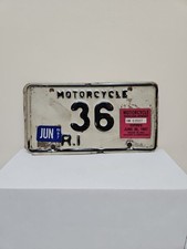 NÚMERO BAIXO Antigo. Placa de licença de motocicleta SEM DATA RHODE ISLAND (DOIS DÍGITOS) #36 comprar usado  Enviando para Brazil