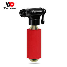 Usado, WEST BIKING Mini Bicicleta Bomba de Bicicleta Tubo de Pneu Ar Rápido Bomba de Bola Infladora de CO2 comprar usado  Enviando para Brazil