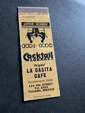 Vintage mexico matchbook for sale  Skokie