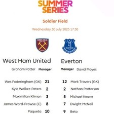 Everton west ham for sale  LONDON
