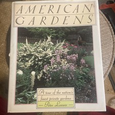 American Gardens By Peter Loewer Hardcover Landscape Design Book FREE SHIPPING, usado comprar usado  Enviando para Brazil