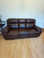 Seater harvey leather for sale  WEMBLEY