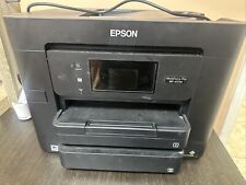 Impressora All In One Epson WorkForce Pro WF-4734 Impressão Wi-Fi Digitalização Cópia Fax Funcionando, usado comprar usado  Enviando para Brazil