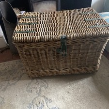 Vintage wicker laundry for sale  OSWESTRY