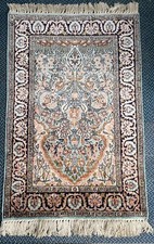 Indian silk rug for sale  NORTHAMPTON