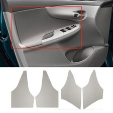 Ajuste para Toyota Corolla 2009-2013 painel de porta interior de carro envoltório couro cinza 4 peças comprar usado  Enviando para Brazil