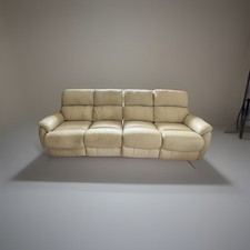 Leather recliner sofa for sale  BROXBOURNE