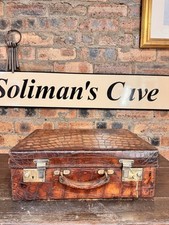 Antique crocodile leather for sale  EDINBURGH