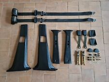 KIT DE CINTO DE SEGURANÇA DIANTEIRO VW GOLF JETTA MK2 PRETO EURO MANUAL COM AJUSTE DE ALTURA comprar usado  Enviando para Brazil