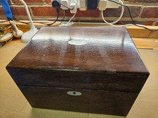 Antique wooden jewellery for sale  STEYNING