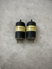 Par Telefunken G73-R Vidro Revestido Preto ECC82 12AU7 ECC802S Testado Como Mostrado comprar usado  Enviando para Brazil