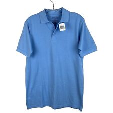 Camisa polo masculina uniforme escolar tamanho 18 autêntica galáxia azul manga curta comprar usado  Enviando para Brazil