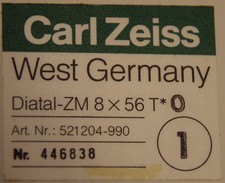 Zeiss diatal 8x56 gebraucht kaufen  Marktrodach