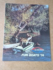 Antigo 1974 Glastron Fun Boat Folheto de Vendas High Perf GT-160 150 James Bond V-185 comprar usado  Enviando para Brazil