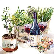 Servietten wein kräuter gebraucht kaufen  Frankfurt am Main