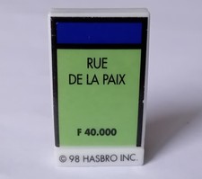 Feve monopoly 1999 d'occasion  Nouaillé-Maupertuis