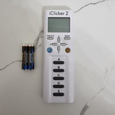 Usado, iClicker 2 controlador remoto de resposta para sala de aula para estudantes branco com bateria  comprar usado  Enviando para Brazil