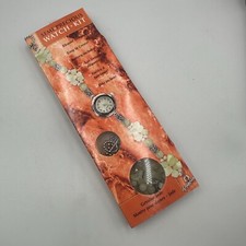 Kit de relógio semiprecioso feminino tom prata verde jade pulseira com miçangas nova bateria comprar usado  Enviando para Brazil
