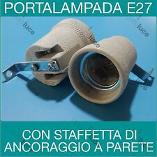 Portalampada ceramica e27 usato  Napoli