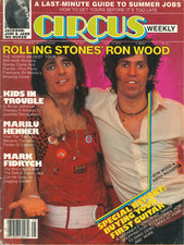 Usado, Revista de circo 12 de junho de 1979 Rolling Stones Richards Marilu Henner Mark Fidrych comprar usado  Enviando para Brazil