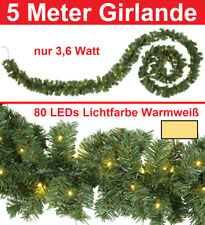 Weihnachtsgirlande led kerzen gebraucht kaufen  Kaltenkirchen