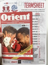 Leyton orient bolton for sale  ILFORD