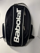 Mochila BABOLAT Team raquete de tênis branca/preta/prata 18”x12”x10” comprar usado Mochila BABOLAT Team raquete de tênis branca/preta/prata 18”x12”x10” comprar usado  Enviando para Brazil
