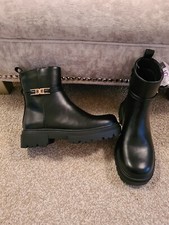 Black ankle boots for sale  HUDDERSFIELD