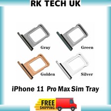 iPhone 11 Pro Max bandeja SIM substituição cinza verde ouro prata - estoque do Reino Unido, usado comprar usado  Enviando para Brazil