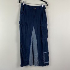 Saia Maxi Da-Nang Seda Carga Tamanho XS Azul Marinho Bolsos Original Militar Longa comprar usado  Enviando para Brazil