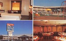 Carlsbad Novo México~Rodeway Inn~Quarto de hóspedes~Parque infantil de cavalo de balanço~Piscina~Década de 1960 comprar usado  Enviando para Brazil
