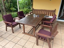 Garten sitzgarnitur holz gebraucht kaufen  Erftstadt