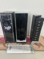 Jenga Black Onyx Edition Parker Bros Hasbro 2008 Kompletna gra do układania w stosy na sprzedaż  Wysyłka do Poland