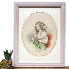 Antique framed victorian for sale  LONDON