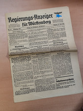 Zeitung regierungs anzeiger gebraucht kaufen  Spraitbach