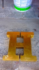 Lettera. .in ottone usato  Foggia
