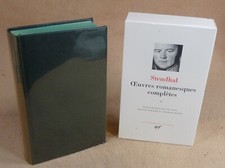 Pleiade stendhal oeuvres d'occasion  Beaurieux