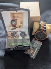 Tucker timepiece wooden for sale  CHESTERFIELD