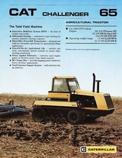 Usado, 1987 CAT 65 TRATOR CHALLENGE - FOLHETO ORIGINAL comprar usado  Enviando para Brazil