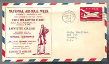 1946 Easton Pennsylvania National Air Mail Week capa primeiro voo de helicóptero comprar usado  Enviando para Brazil