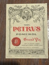 1985 pomerol label d'occasion  Expédié en Belgium