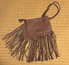 Bolsa de pulso Carlos Santana boho faroeste franja couro sintético  comprar usado  Enviando para Brazil