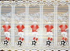 Fußball scheibengardine breit gebraucht kaufen  Dortmund