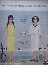 Publicité 1959 tricosa d'occasion  Compiègne