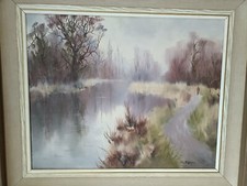 Original framed river for sale  NEWTON ABBOT