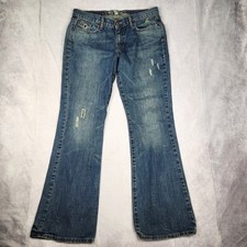 Jeans Abercrombie & Fitch Feminino Tamanho 10R Bootcut Jeans Azul Desgastado Vintage  comprar usado  Enviando para Brazil