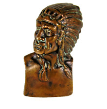 Indian chief bronze for sale  CHESTERFIELD