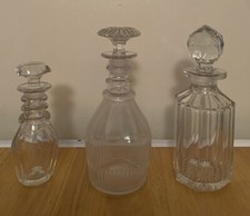 Glass decanters gorgeous for sale  MARKET HARBOROUGH