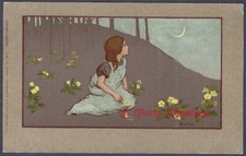 Girl seated amongst for sale  SUNBURY-ON-THAMES