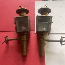 Pair vintage brass for sale  LONDON